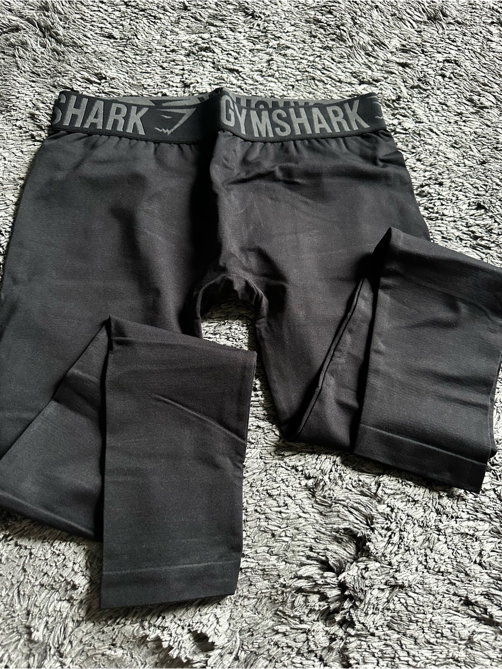 Gymshark Black Band Gray Letter